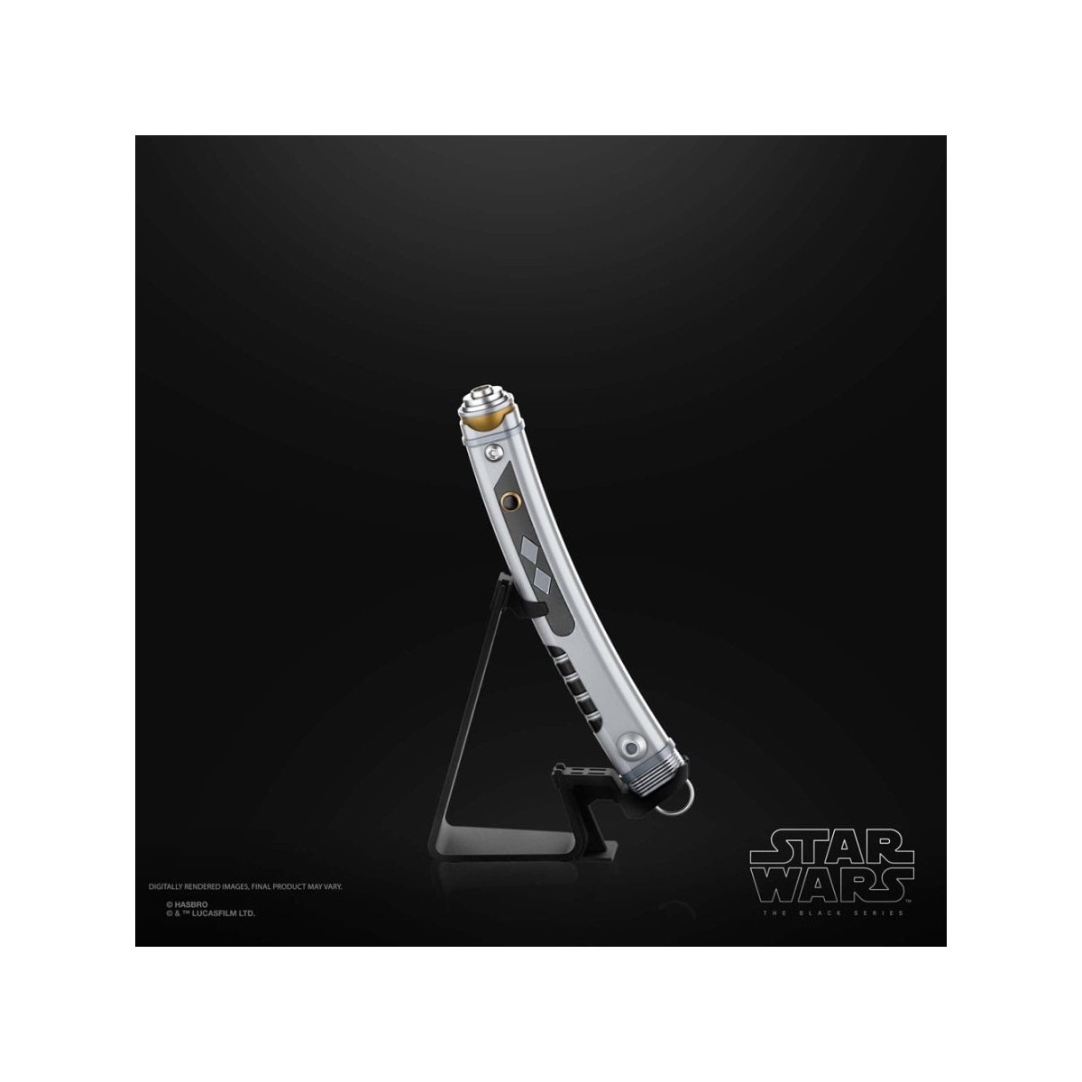 Hasbro - Spada laser Ahsoka Tano Force Fx - Serie nera Replica Elite
