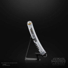 Hasbro - Spada laser Ahsoka Tano Force Fx - Serie nera Replica Elite