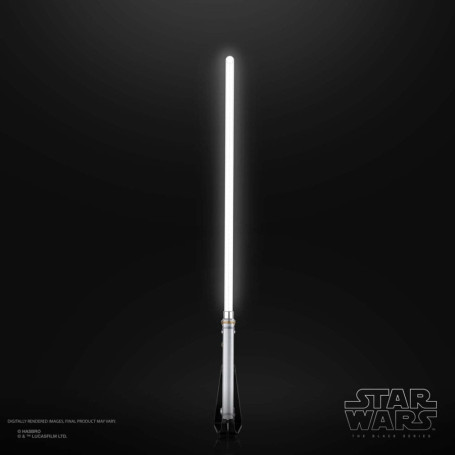 Hasbro - Spada laser Ahsoka Tano Force Fx - Serie nera Replica Elite