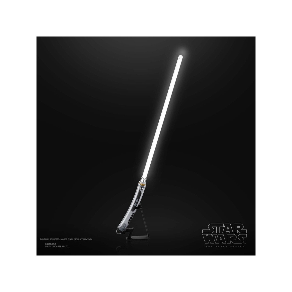 Hasbro - Spada laser Ahsoka Tano Force Fx - Serie nera Replica Elite