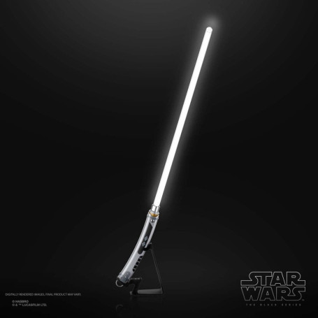 Hasbro - Spada laser Ahsoka Tano Force Fx - Serie nera Replica Elite