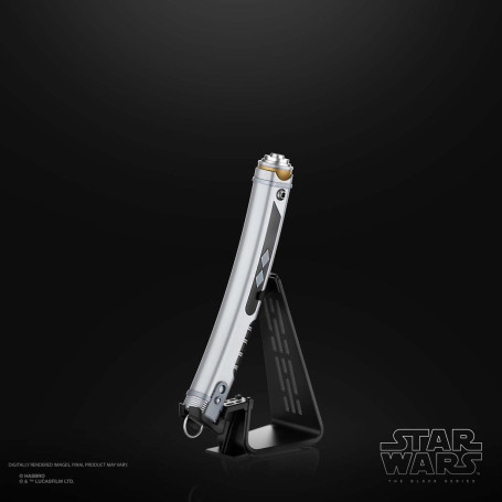 Hasbro - Spada laser Ahsoka Tano Force Fx - Serie nera Replica Elite