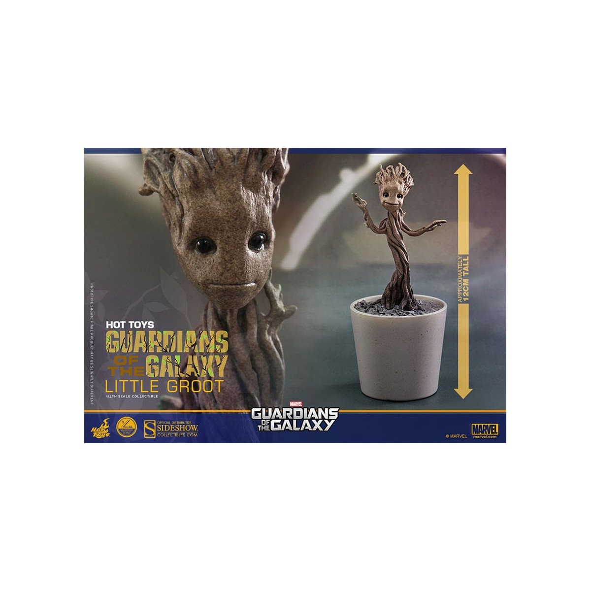 Hot Toys  Les Gardiens de la Galaxie figurine QS Series 1/4 Little Groot