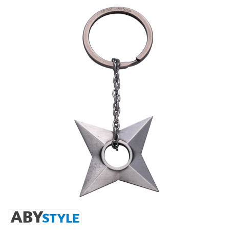 ABYstyle NARUTO SHIPPUDEN - Anello portachiavi 3D "Shuriken Konoha