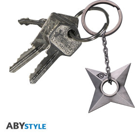 ABYstyle NARUTO SHIPPUDEN - Anello portachiavi 3D "Shuriken Konoha