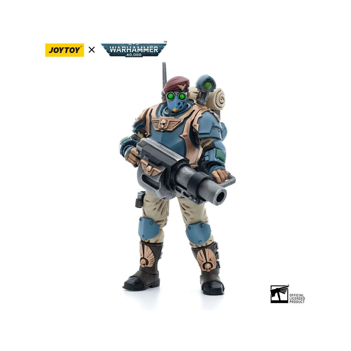 JoyToy Space Marine - Astra Militarum Tempestus - Squadra Scions 55Th Kappic Eagles Grenadier 1/18 - Warhammer 40K