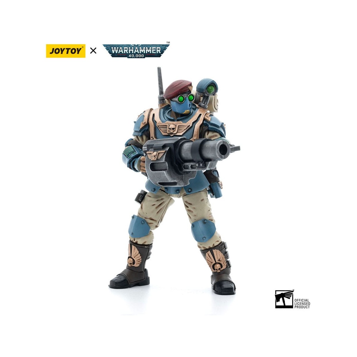 JoyToy Space Marine - Astra Militarum Tempestus - Squadra Scions 55Th Kappic Eagles Grenadier 1/18 - Warhammer 40K