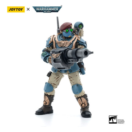 JoyToy Space Marine - Astra Militarum Tempestus - Squadra Scions 55Th Kappic Eagles Grenadier 1/18 - Warhammer 40K