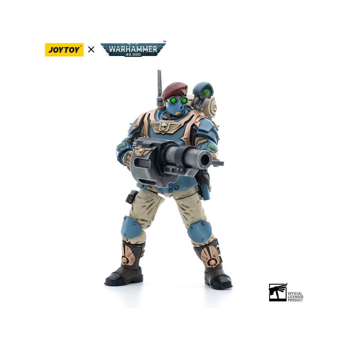 JoyToy Space Marine - Astra Militarum Tempestus - Squadra Scions 55Th Kappic Eagles Grenadier 1/18 - Warhammer 40K