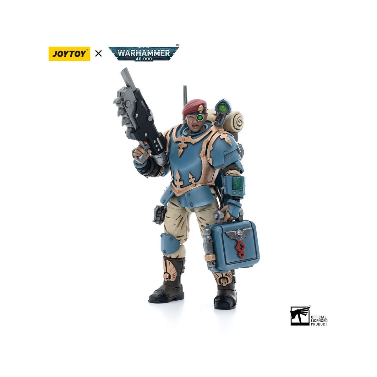 JoyToy Space Marines - Astra Militarum Tempestus - Squadra Scions 55Th Kappic Eagles Medic 1/18 - Warhammer 40K