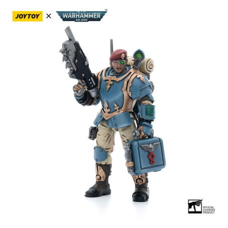 JoyToy Space Marines - Astra Militarum Tempestus - Squadra Scions 55Th Kappic Eagles Medic 1/18 - Warhammer 40K
