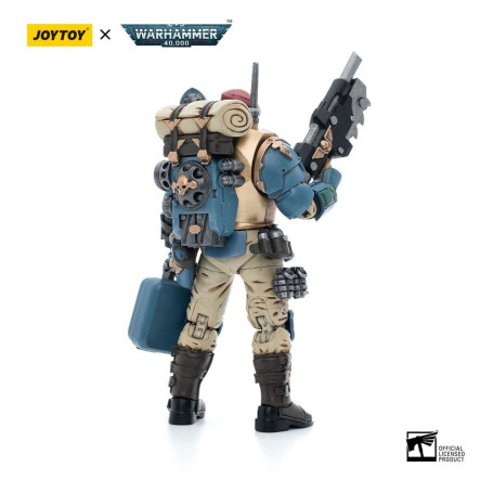 JoyToy Space Marines - Astra Militarum Tempestus - Squadra Scions 55Th Kappic Eagles Medic 1/18 - Warhammer 40K