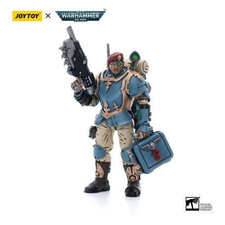 JoyToy Space Marines - Astra Militarum Tempestus - Squadra Scions 55Th Kappic Eagles Medic 1/18 - Warhammer 40K