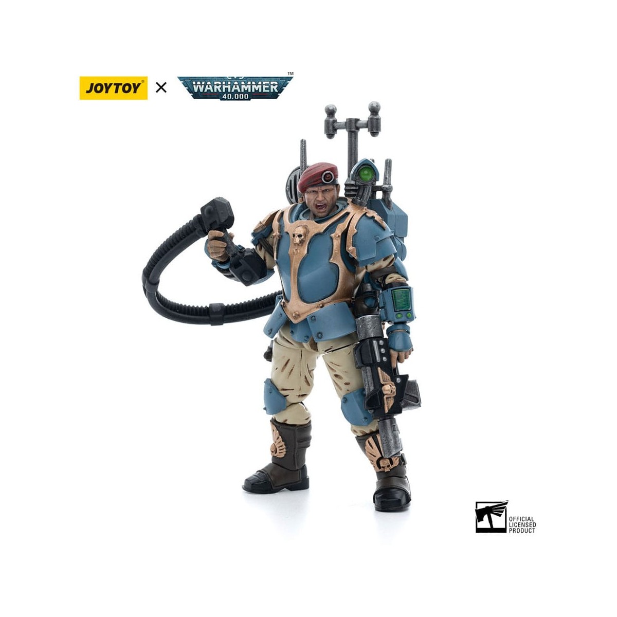 JoyToy Space Marine - Astra Militarum Tempestus - Squadra Scions 55Th Kappic Eagles Vox Operator 1/18 - Warhammer 40K