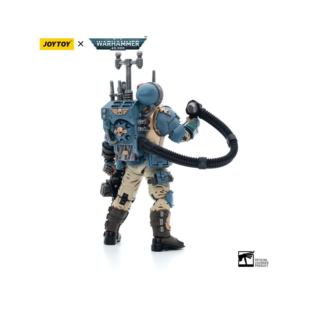 JoyToy Space Marine - Astra Militarum Tempestus - Squadra Scions 55Th Kappic Eagles Vox Operator 1/18 - Warhammer 40K