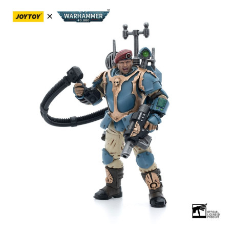 JoyToy Space Marine - Astra Militarum Tempestus - Squadra Scions 55Th Kappic Eagles Vox Operator 1/18 - Warhammer 40K