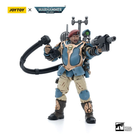 JoyToy Space Marine - Astra Militarum Tempestus - Squadra Scions 55Th Kappic Eagles Vox Operator 1/18 - Warhammer 40K