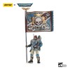 JoyToy Space Marine - Astra Militarum Tempestus - Squadra Scions 55Th Kappic Eagles Banner Bearer 1/18 - Warhammer 40K