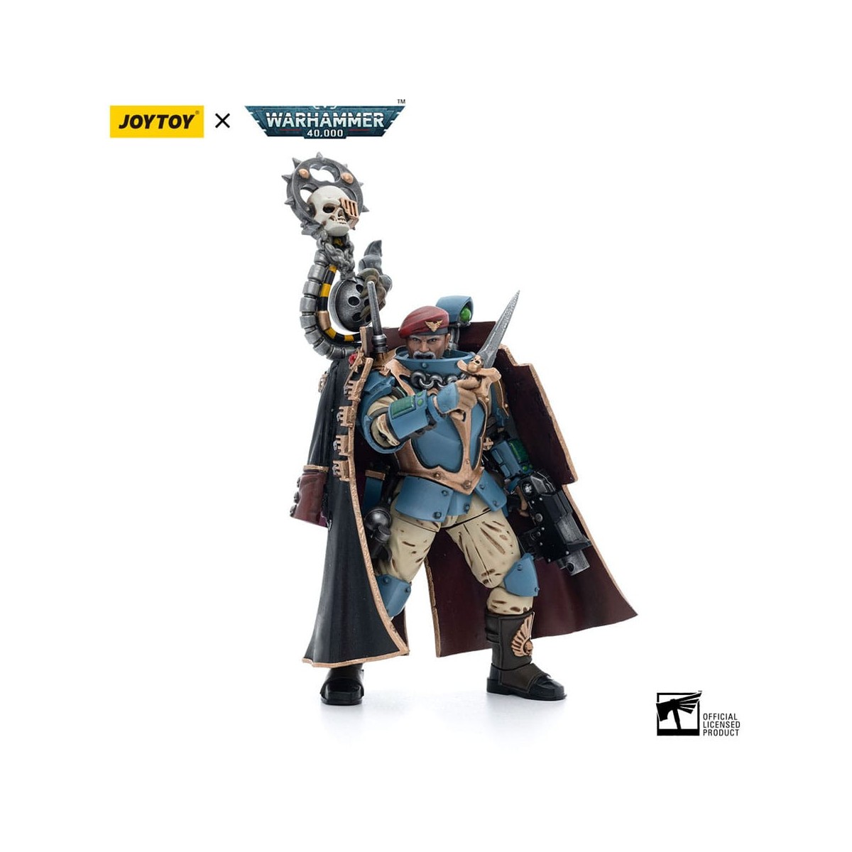 JoyToy Space Marine - Astra Militarum Tempestus - Squadra Scions 55Th Aquile Kappic Tempestor Prime 1/18 - Warhammer 40K