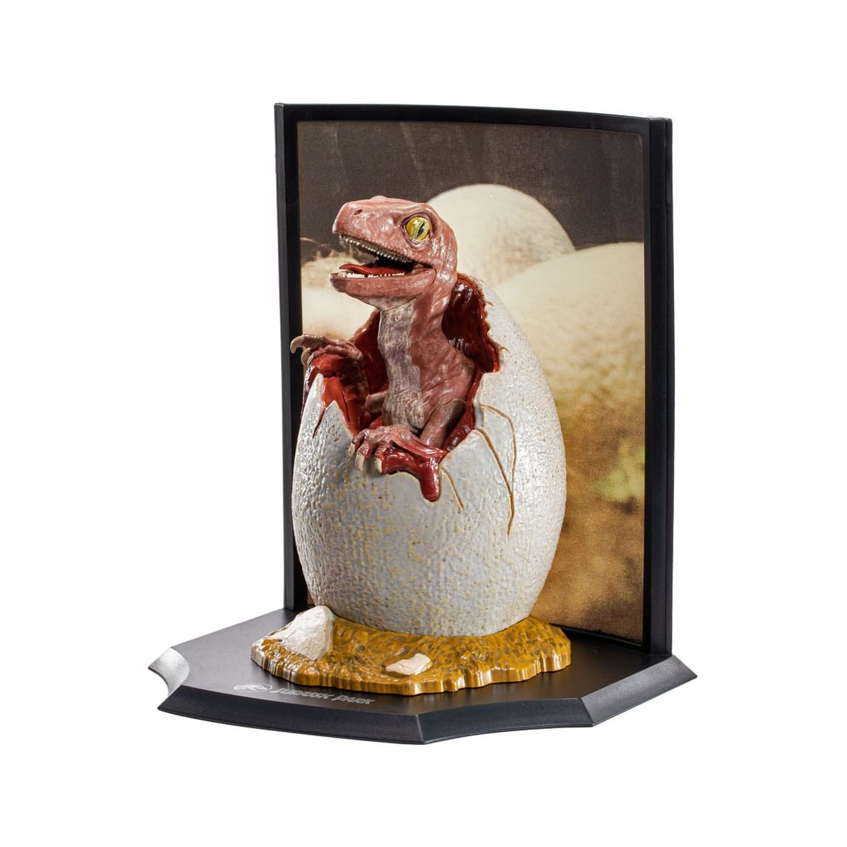 Tesoro collezionabile Noble Collection - Uovo di Raptor "La vita trova un modo" - Jurassic Park