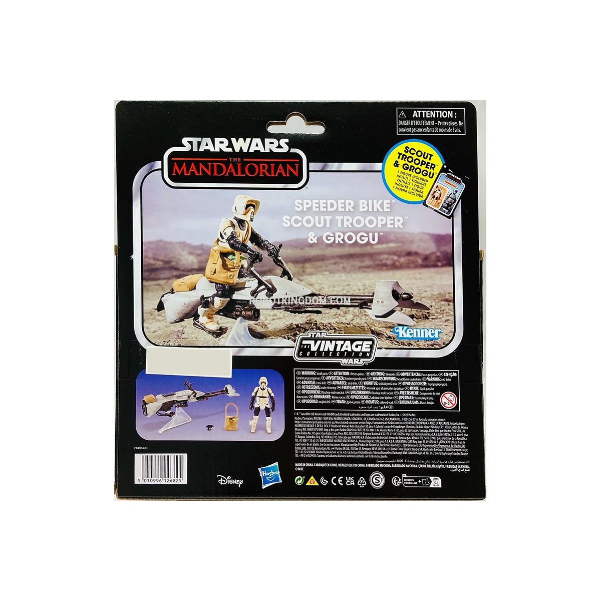 Hasbro - Star Wars The Vintage Collection - Speeder Bike, Scout Trooper e Grogu - Il Mandaloriano