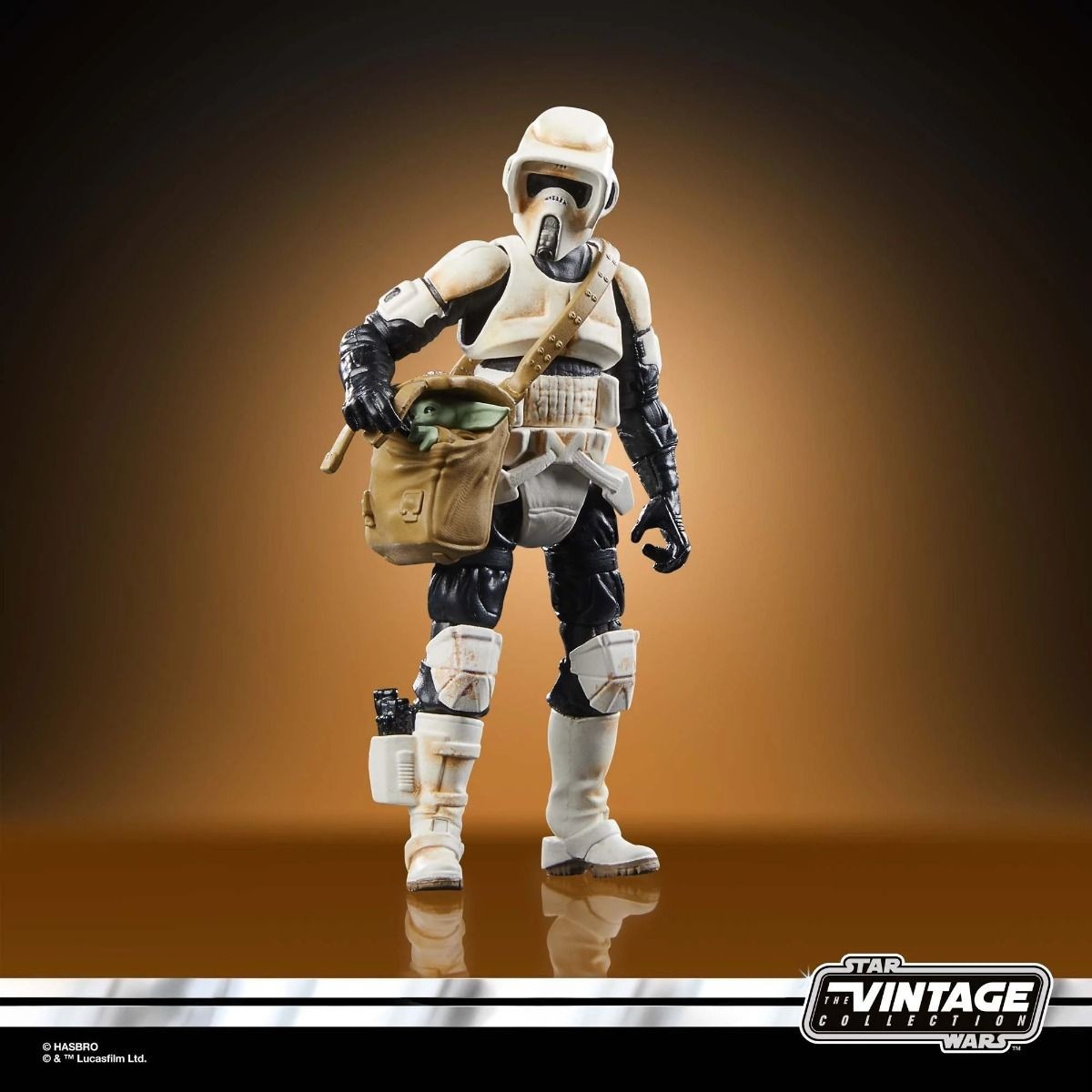 Hasbro - Star Wars The Vintage Collection - Speeder Bike, Scout Trooper e Grogu - Il Mandaloriano