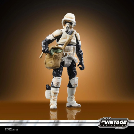 Hasbro - Star Wars The Vintage Collection - Speeder Bike, Scout Trooper e Grogu - Il Mandaloriano