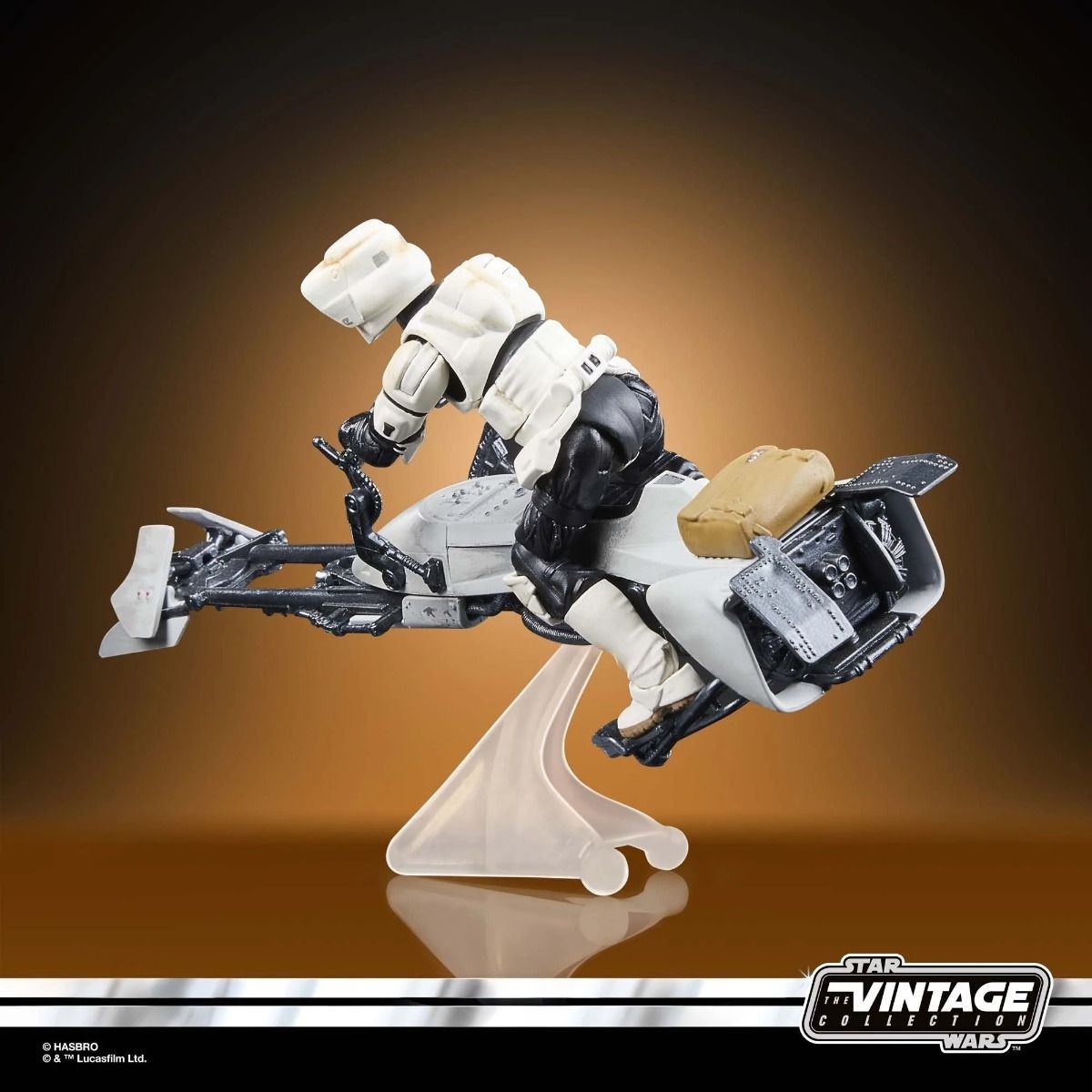 Hasbro - Star Wars The Vintage Collection - Speeder Bike, Scout Trooper e Grogu - Il Mandaloriano