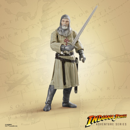 Hasbro - Cavaliere del Graal - Serie Indiana Jones Adventure: Indiana Jones e l'ultima crociata 1/12