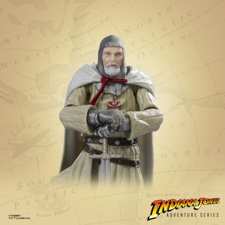 Hasbro - Cavaliere del Graal - Serie Indiana Jones Adventure: Indiana Jones e l'ultima crociata 1/12