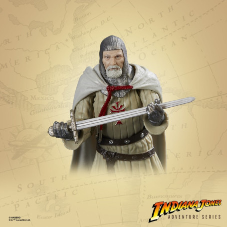 Hasbro - Cavaliere del Graal - Serie Indiana Jones Adventure: Indiana Jones e l'ultima crociata 1/12