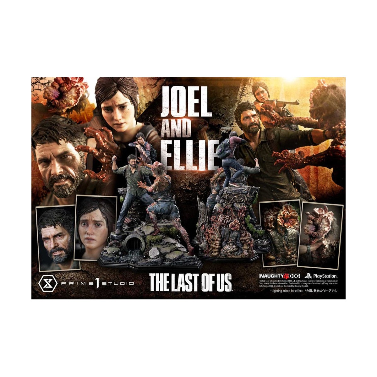 Prime 1 - Joel & Ellie Deluxe Bonus Version (The Last of Us Part I) 1/4 Ultimate Premium Masterline Series
