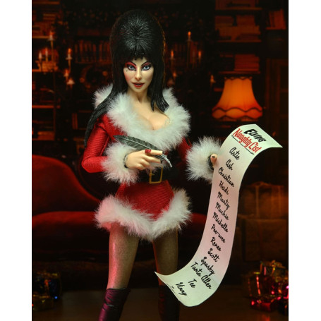 Neca - Elvira Padrona delle Tenebre - Panno retrò natalizio Elvira molto spaventoso