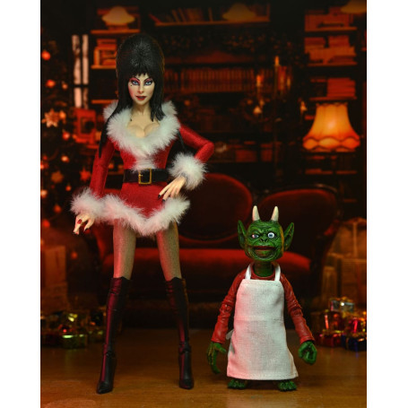 Neca - Elvira Padrona delle Tenebre - Panno retrò natalizio Elvira molto spaventoso
