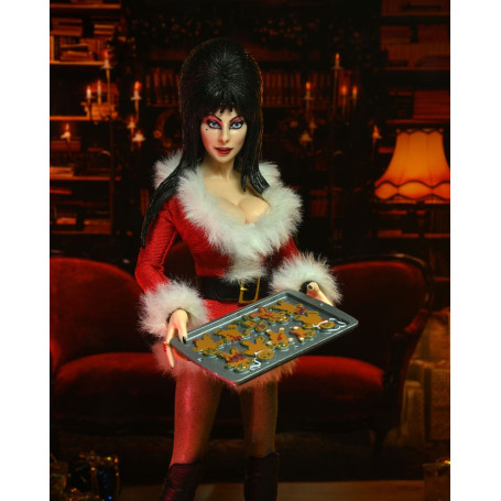 Neca - Elvira Padrona delle Tenebre - Panno retrò natalizio Elvira molto spaventoso