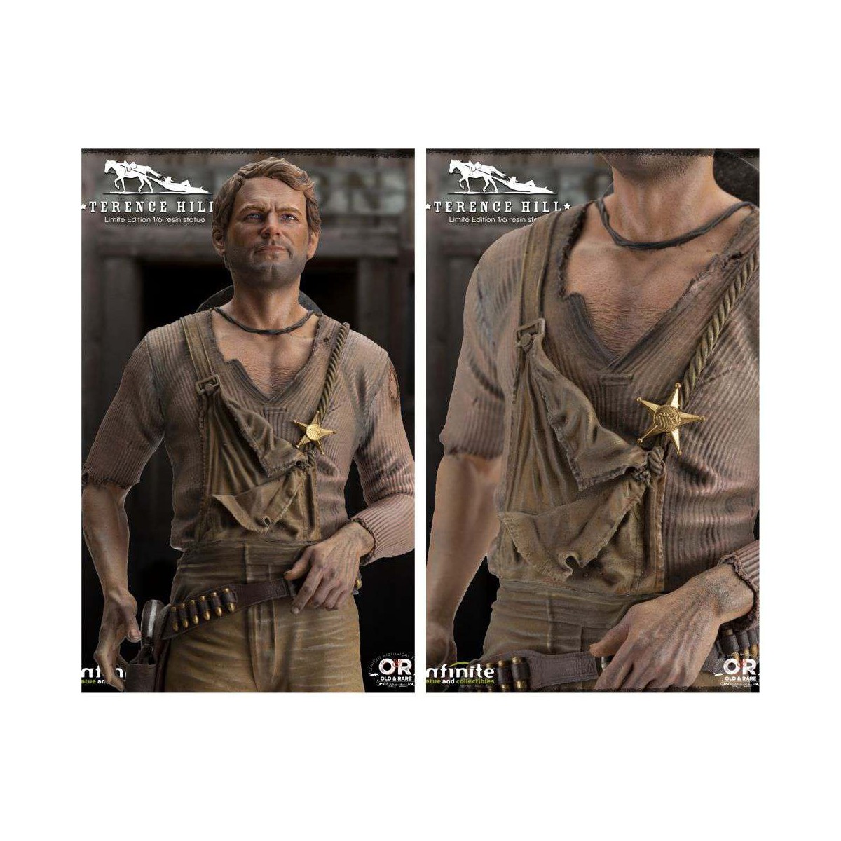 Statua Infinite - Terence Hill - Statua in resina 1/6 OLD&RARE
