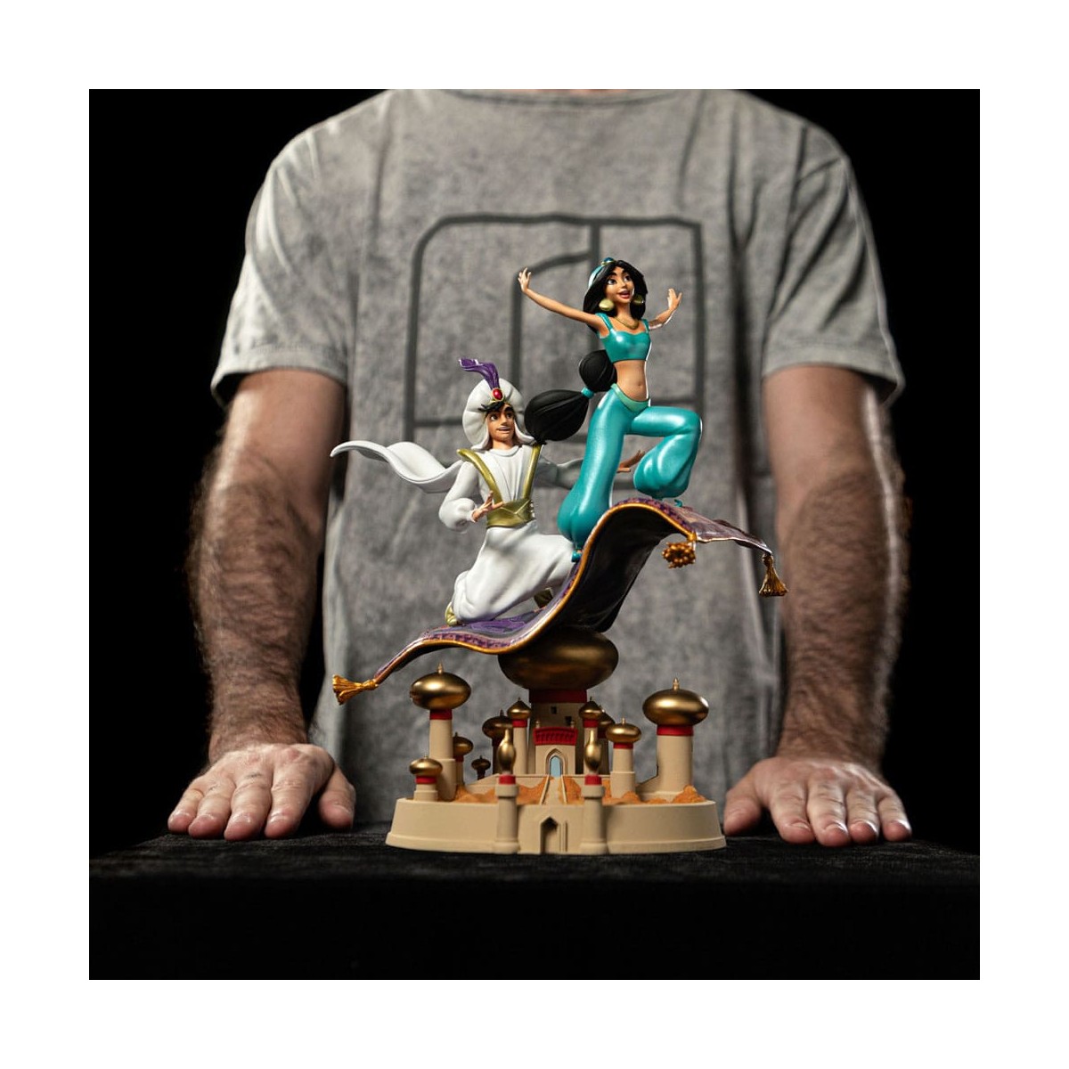 Iron Studios Disney Classics - Aladdin e Jasmine BDS Art Scale 1/10