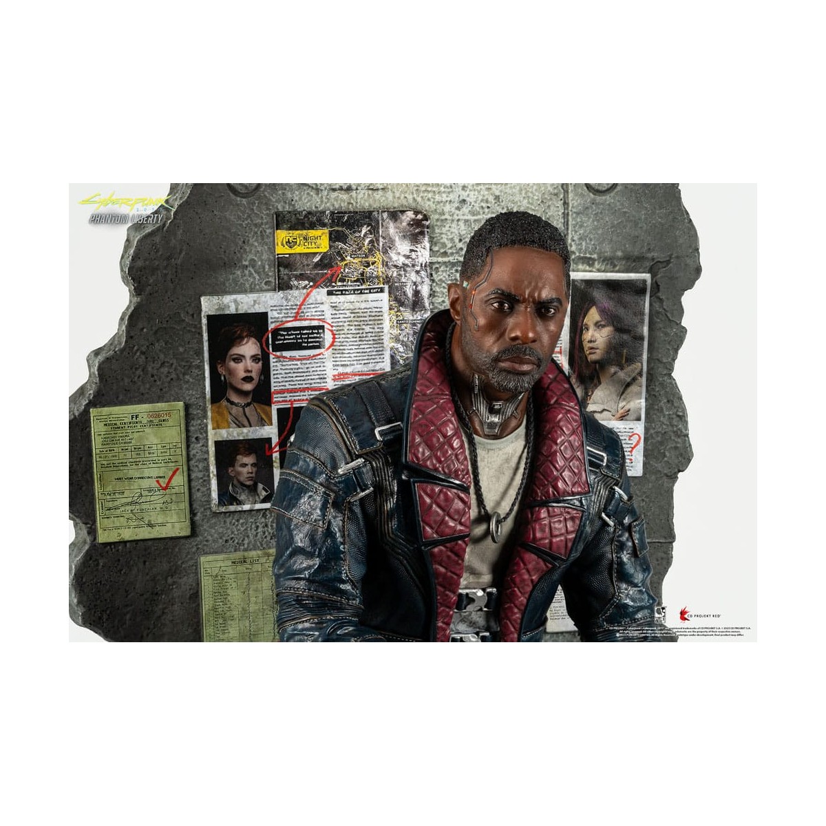 Pure Arts - Statua di Solomon Reed 1/4 in esclusiva - Cyberpunk 2077 Phantom Liberty
