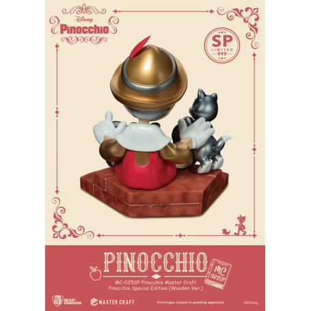 Beast Kingdom Disney - Master Craft Pinocchio in legno Ver. Edizione speciale