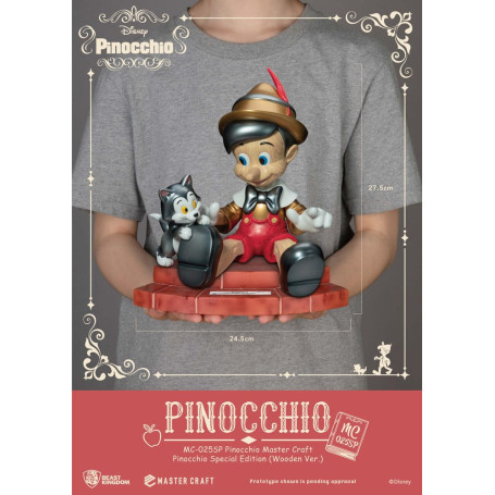 Beast Kingdom Disney - Master Craft Pinocchio in legno Ver. Edizione speciale
