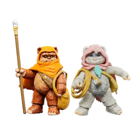 Hasbro - Star Wars Collezione Vintage - Wicket W. Warrick e Kneesaa 2 Pack - Ewoks