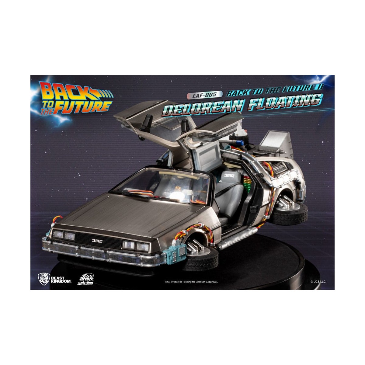 Regno delle bestie - Attacco di uova galleggianti Ritorno al futuro II DeLorean versione standard