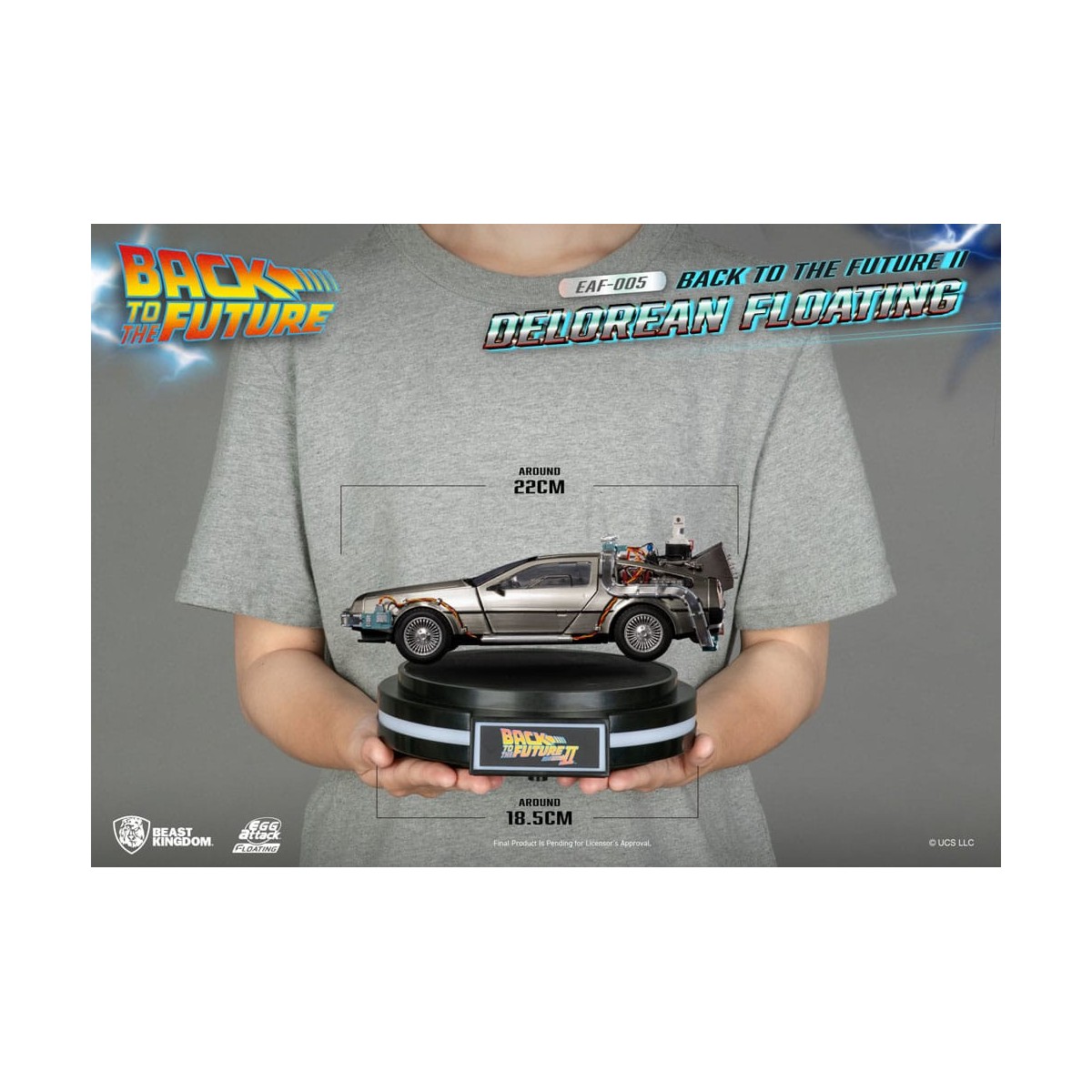 Regno delle bestie - Attacco di uova galleggianti Ritorno al futuro II DeLorean versione standard