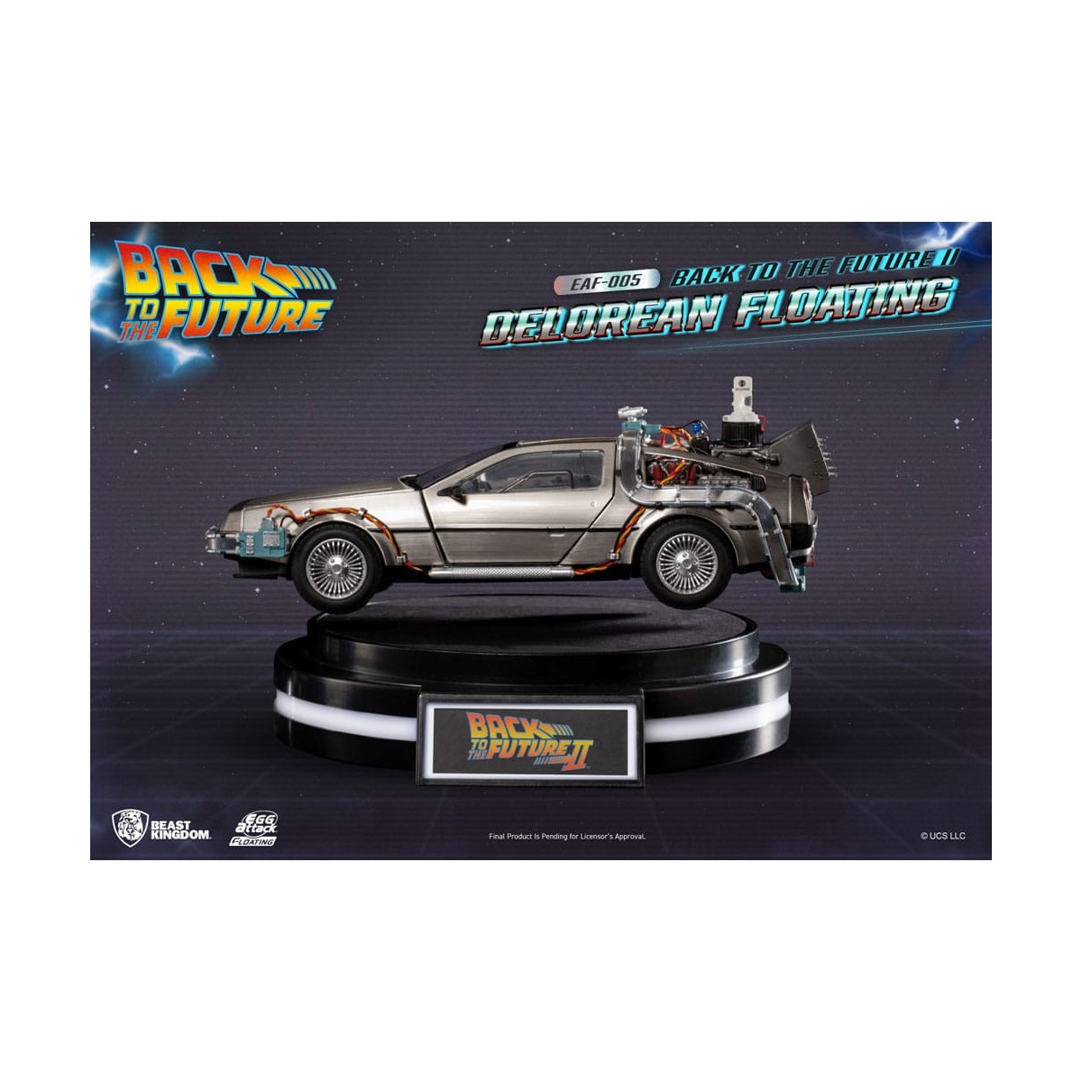 Regno delle bestie - Attacco di uova galleggianti Ritorno al futuro II DeLorean versione standard