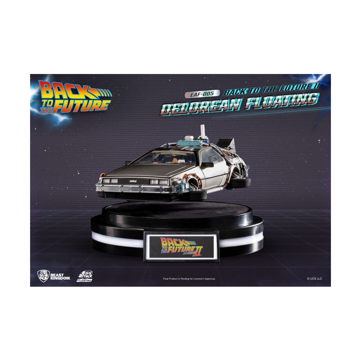 Regno delle bestie - Attacco di uova galleggianti Ritorno al futuro II DeLorean versione standard