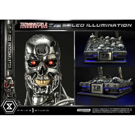 Prime 1 - Terminator 2 Il Giorno del Giudizio - Statua T800 Endoskeleton Versione Deluxe 1/3