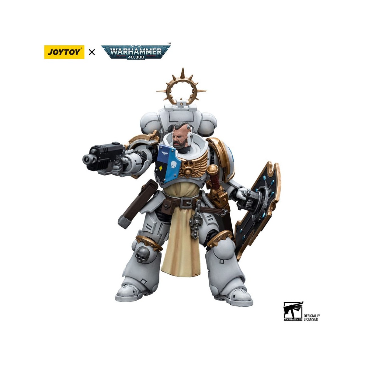 JoyToy Space Marine - Consoli Bianchi - Veterano Bladeguard 1/18 - Warhammer 40K