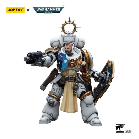 JoyToy Space Marine - Consoli Bianchi - Veterano Bladeguard 1/18 - Warhammer 40K