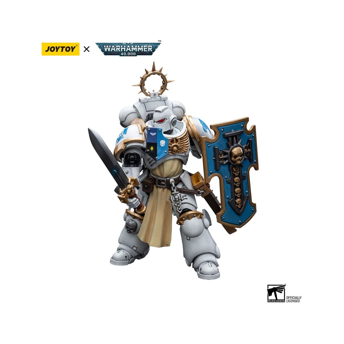 JoyToy Space Marine - Consoli Bianchi - Veterano Bladeguard 1/18 - Warhammer 40K