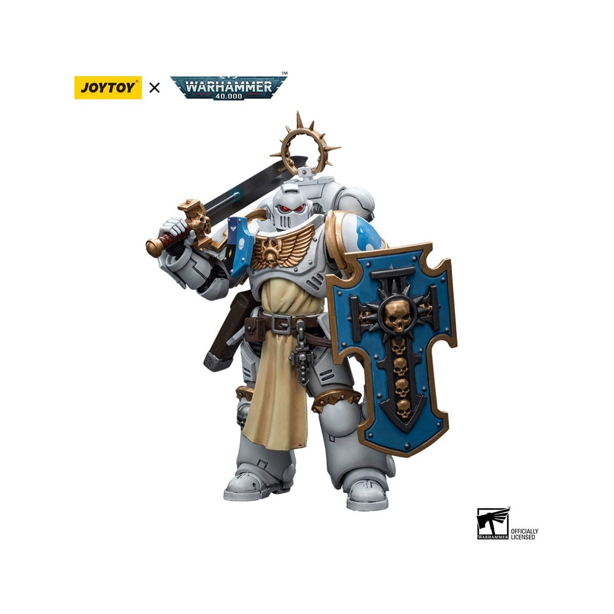 JoyToy Space Marine - Consoli Bianchi - Veterano Bladeguard 1/18 - Warhammer 40K